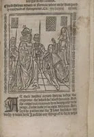 An illustration from The Knyght of the Swanne (1512)