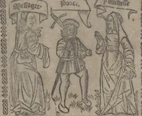 An illustration from The Knyght of the Swanne (1512)
