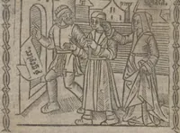 An illustration from The Knyght of the Swanne (1512)