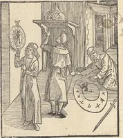 An illustration from De reuelatione facta ab angelo beato Methodio in carcere dete[n]to (1498)