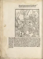 An illustration from De reuelatione facta ab angelo beato Methodio in carcere dete[n]to (1498)