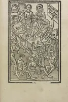 Picture 5 of 14 from Ars morie[n]di, ex varijs Scripturaru[m] sente[n]tijs collecta cu[m] figuris, ad resistendum in mortis agone dyabolice sugestio[n]i valens, cuilibet Christifideli vtilis ac multum necessaria (1500), leaf 22