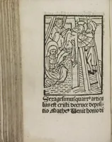 An illustration from Meditatio[ne]s Iordani de vita et passio[n]e Ih[es]u [Christ]i (1500)