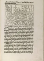 Picture 29 of 65 from Eyn gar loblich ... Cronica sagend von eynem heyligen Kunig mit Namen Josaphat, wie der ward bekeret von eynem heyligen Vatter vnnd Aynsideln genant Barlaam (1476), leaf 102