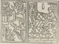 Picture 44 of 65 from Eyn gar loblich ... Cronica sagend von eynem heyligen Kunig mit Namen Josaphat, wie der ward bekeret von eynem heyligen Vatter vnnd Aynsideln genant Barlaam (1476), leaf 135