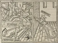 Picture 53 of 65 from Eyn gar loblich ... Cronica sagend von eynem heyligen Kunig mit Namen Josaphat, wie der ward bekeret von eynem heyligen Vatter vnnd Aynsideln genant Barlaam (1476), leaf 158