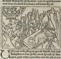 Picture 62 of 65 from Eyn gar loblich ... Cronica sagend von eynem heyligen Kunig mit Namen Josaphat, wie der ward bekeret von eynem heyligen Vatter vnnd Aynsideln genant Barlaam (1476), leaf 190