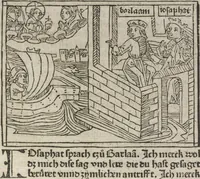 Picture 17 of 65 from Eyn gar loblich ... Cronica sagend von eynem heyligen Kunig mit Namen Josaphat, wie der ward bekeret von eynem heyligen Vatter vnnd Aynsideln genant Barlaam (1476), leaf 68