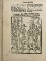 An illustration from Liber pestilentialis de venenis epidimie: Das Buch der Vergift der Pestile[n]tz das da gena[n]t ist der gemein Sterbent der trüsen Blatren, (1500)
