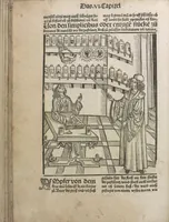 An illustration from Liber pestilentialis de venenis epidimie: Das Buch der Vergift der Pestile[n]tz das da gena[n]t ist der gemein Sterbent der trüsen Blatren, (1500)