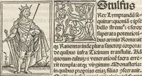 An illustration from Iacobi Gualle iureconsulti Papie sanctuarium (1505)