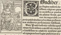 An illustration from Iacobi Gualle iureconsulti Papie sanctuarium (1505)