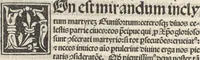 An illustration from Iacobi Gualle iureconsulti Papie sanctuarium (1505)
