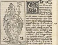 An illustration from Iacobi Gualle iureconsulti Papie sanctuarium (1505)