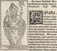 Picture 10 of 71 from Iacobi Gualle iureconsulti Papie sanctuarium (1505), leaf 55