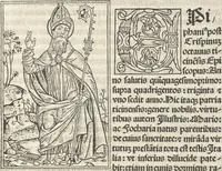 An illustration from Iacobi Gualle iureconsulti Papie sanctuarium (1505)