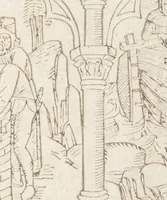 An illustration from Speculum humanae salvationis (1470)
