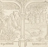 Picture 44 of 46 from Speculum humanae salvationis (1470), leaf 124