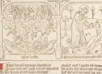 An illustration from Speculum humanae salvationis (1470)