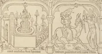 Picture 6 of 46 from Speculum humanae salvationis (1470), leaf 28