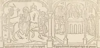 An illustration from Speculum humanae salvationis (1470)