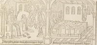 An illustration from Speculum humanae salvationis (1470)