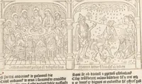 An illustration from Speculum humanae salvationis (1470)
