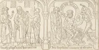An illustration from Speculum humanae salvationis (1470)