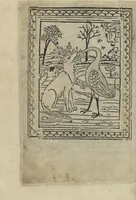 Picture 4 of 51 from Chosi falsa speranza ne martelia, non lassar mai lo certo per lo incerto, se non che del tuo proprio fie diserto (1487), leaf 20