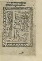 An illustration from Chosi falsa speranza ne martelia, non lassar mai lo certo per lo incerto, se non che del tuo proprio fie diserto (1487)