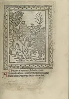 An illustration from Chosi falsa speranza ne martelia, non lassar mai lo certo per lo incerto, se non che del tuo proprio fie diserto (1487)