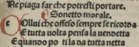 Picture 31 of 51 from Chosi falsa speranza ne martelia, non lassar mai lo certo per lo incerto, se non che del tuo proprio fie diserto (1487), leaf 73