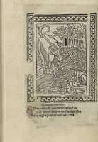 An illustration from Chosi falsa speranza ne martelia, non lassar mai lo certo per lo incerto, se non che del tuo proprio fie diserto (1487)