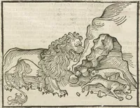 An illustration from Directorium humanae vite, alias Parabole antiquoru[m] sapientu[m] (1488)