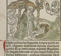 Picture 3 of 51 from De generatione Christi, sive Defensorium inviolatae castitatis B.V. Mariae (1476), leaf 16