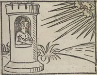 An illustration from De generatione Christi, sive Defensorium inviolatae castitatis B.V. Mariae (1476)