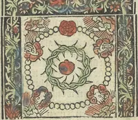 An illustration from Die ghetiden vanden seuen bitscappen Onser Lieuer Vrouwen. Die seuē psalme Onser Lieuer Vrouwen mitter letanie ende Onser Lieuer Vrouwen souter mitten artikelen vanden leuen en̄ passie Ons Heren Ihesu Cristi mitten figuren (1503)