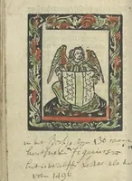 An illustration from Die ghetiden vanden seuen bitscappen Onser Lieuer Vrouwen. Die seuē psalme Onser Lieuer Vrouwen mitter letanie ende Onser Lieuer Vrouwen souter mitten artikelen vanden leuen en̄ passie Ons Heren Ihesu Cristi mitten figuren (1503)
