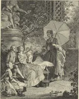 Picture 7 of 12 from Seconde suite d'estampes, pour servir à l'histoire des modes, et du costume en France, dans le XVIII siecle, année 1776 (1776), leaf 42