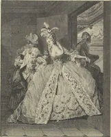 Picture 10 of 12 from Seconde suite d'estampes, pour servir à l'histoire des modes, et du costume en France, dans le XVIII siecle, année 1776 (1776), leaf 54