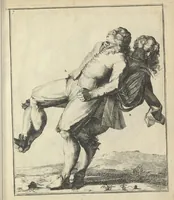 Picture 10 of 74 from Der Künstliche Ringer : oder dess Weyland Wolgeübeten und Berühmten Ring-Meisters Niclaus Petters Kurtze, jedoch Klare Unterweisung und Anleitung zu der Fürtrefflichen Ringe-Kunst: Daraus zulehrnen, evie man sich bey allerhand vorfallenden Schlägereyen fürsichtig beschützen, alle unredliche Anfälle ... abkehren, und seinem bosshafften Ansprenger Kunstgeschicklich begegnen könne (1674), leaf 42