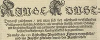 Picture 1 of 74 from Der Künstliche Ringer : oder dess Weyland Wolgeübeten und Berühmten Ring-Meisters Niclaus Petters Kurtze, jedoch Klare Unterweisung und Anleitung zu der Fürtrefflichen Ringe-Kunst: Daraus zulehrnen, evie man sich bey allerhand vorfallenden Schlägereyen fürsichtig beschützen, alle unredliche Anfälle ... abkehren, und seinem bosshafften Ansprenger Kunstgeschicklich begegnen könne (1674), leaf 6