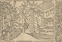An illustration from Le roman de Fierabras (1489)