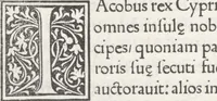 An illustration from Petri Mocenici, Imperatoris, gesta (1477)