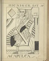 Picture 36 of 67 from England's remembrancer: or, A humorous, sarcastical, and political collection of characters and caricaturas : containing, an account of men famous and infamous... in short, of every thing that engaged the public attention during 1756 and 1757. In copper-plates. To which is prefixed, a key, explanatory of the nature and design of each, by the great masters themselves (1758), leaf 108