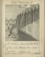 Picture 49 of 67 from England's remembrancer: or, A humorous, sarcastical, and political collection of characters and caricaturas : containing, an account of men famous and infamous... in short, of every thing that engaged the public attention during 1756 and 1757. In copper-plates. To which is prefixed, a key, explanatory of the nature and design of each, by the great masters themselves (1758), leaf 140