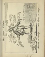 Picture 52 of 67 from England's remembrancer: or, A humorous, sarcastical, and political collection of characters and caricaturas : containing, an account of men famous and infamous... in short, of every thing that engaged the public attention during 1756 and 1757. In copper-plates. To which is prefixed, a key, explanatory of the nature and design of each, by the great masters themselves (1758), leaf 148