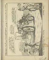 Picture 53 of 67 from England's remembrancer: or, A humorous, sarcastical, and political collection of characters and caricaturas : containing, an account of men famous and infamous... in short, of every thing that engaged the public attention during 1756 and 1757. In copper-plates. To which is prefixed, a key, explanatory of the nature and design of each, by the great masters themselves (1758), leaf 150