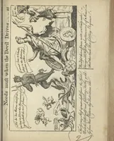 Picture 21 of 67 from England's remembrancer: or, A humorous, sarcastical, and political collection of characters and caricaturas : containing, an account of men famous and infamous... in short, of every thing that engaged the public attention during 1756 and 1757. In copper-plates. To which is prefixed, a key, explanatory of the nature and design of each, by the great masters themselves (1758), leaf 74