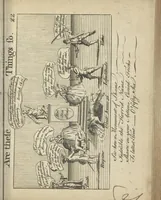 Picture 22 of 67 from England's remembrancer: or, A humorous, sarcastical, and political collection of characters and caricaturas : containing, an account of men famous and infamous... in short, of every thing that engaged the public attention during 1756 and 1757. In copper-plates. To which is prefixed, a key, explanatory of the nature and design of each, by the great masters themselves (1758), leaf 76